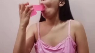 Asian teen face fuck hard throat school girl.