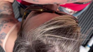 A “little” public dick suck