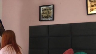 I give my lover's cock a delicious blowjob and he fills me with milk