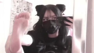 (Preview) Showing Off My Feet In Cat Ears + Taking My Socks Off