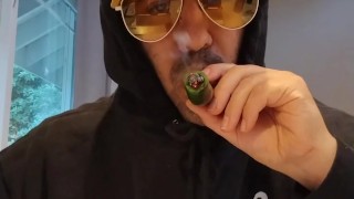 POV of Hot Sauce CEO working from home