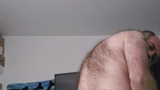 My hard cock cumming.