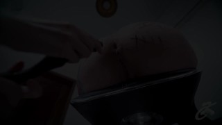 I train my tight asshole with inflatable anal plug compilation