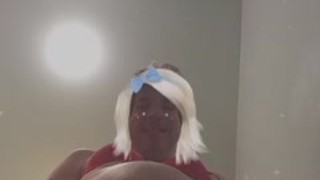 Trans Shemale Femboy Jack Off Cumshot