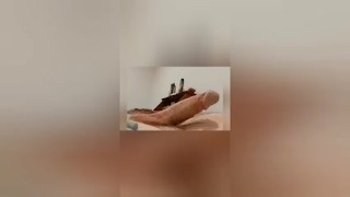 Solo male masturbating