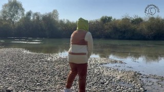 Ogre Girl Farting In The Woods