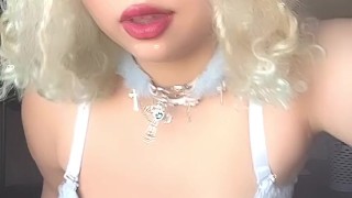 Sexy Blonde Bimbo Doll