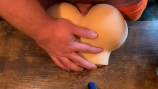 Penetrating my fleshy ass fuck toy