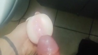 Hard cock fucks pocket pussy