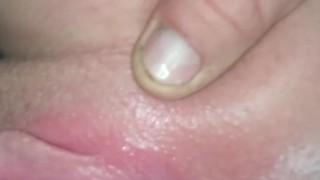 Pretty creampied pussy