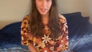 Barely Legal Brunette likes being watched OF: @alijonez_18