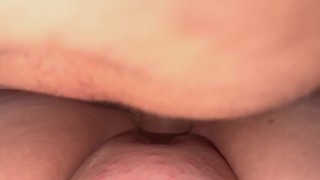 Creampie her tight pussy after sweet tender blowjob