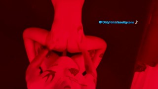 POV doggy with tattooed hot MILF - let's spank that ass