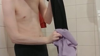 Shining and lubing red latex hooded swing dress and rubber stockings wetsuiterest