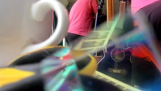 amateur relaxing on webcam