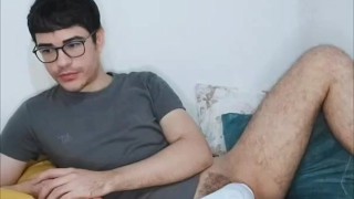 I was streaming with a sock on my dick