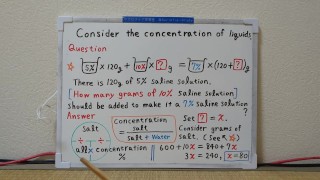 Consider the concentration of liquids.[JapanMath](job)
