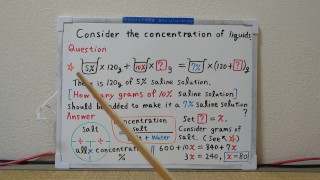 Consider the concentration of liquids.[JapanMath](job)