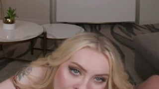 Petite Blondie, Haley Spades, Sucks Your Fat Cock