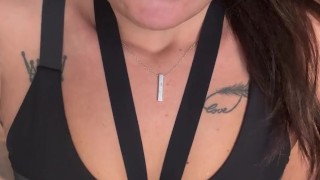 SEXY Brunette😈 Rate Your NAUGHTY Cock😏