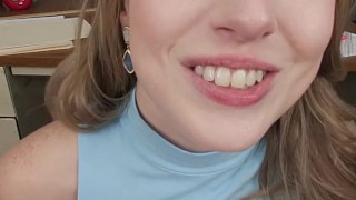 College student Octavia Red utilizes her big titties