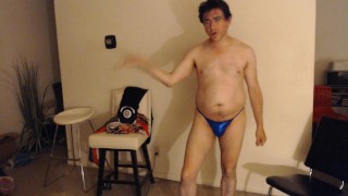 Male Stripper Maolo with Undies On! Whatta Sight!