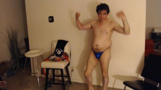 Male Stripper Maolo with Undies On! Whatta Sight!