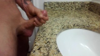 Masturbating in the mirror