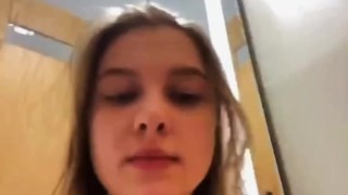 First time public Masturbate close up