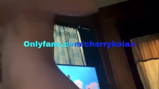 Brunette Shows Off Her Fit Body