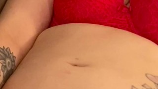 hot blonde wife plays with pusyy infront of hubby