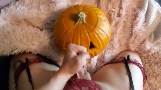 Gocktober: Zoie White Fucks A Pumpkin