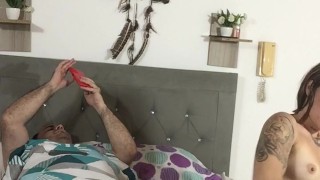 I masturbate in front of my horny stepbrother