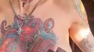 Hot Chick Showing Her Big Fake Tits