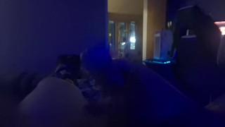 Blinds Up, Door Open! Masturbating While the Cars Go By!