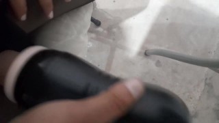 masturbation with anal toy