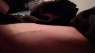 HUGE breathy cumshot and multiple orgasm - 3-day load on my bed