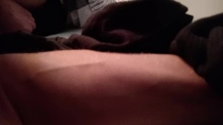 HUGE breathy cumshot and multiple orgasm - 3-day load on my bed