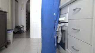 turkish muslim wife lets stepson cum inside her asshole while husband is at work