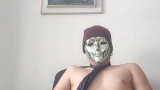 A little cum shot from My Big pink balls