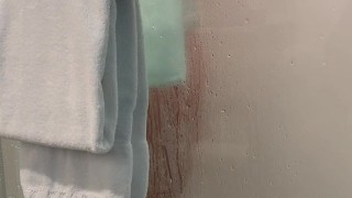 Christina MILF watch me take a shower
