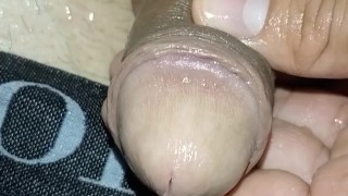 desperate pissing in underwear, I get all wet, close-up, wet panties