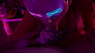 Halloween Blowjob Trick or Treat ended well