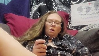 DRIPPING WET PUSSY - Hot babe finger fucking her pussy till I squirt!