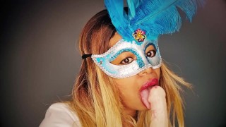 Cute milf plays like a cock-hungry slut with a dildo in her mouth