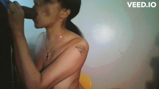 CHEATING ON MY HUSBAND WITH THE NEIGHBOR CAUGHT BLOW JOB