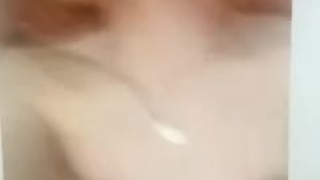 Sissy Alicia fingers herself