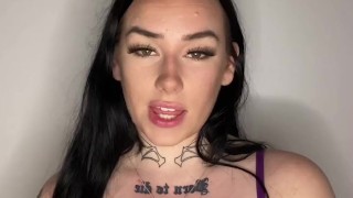 British teen talks dirty in her new lingerie