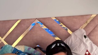 ghotsface is obsessed with me, he fucks me hard while my boyfriend is away