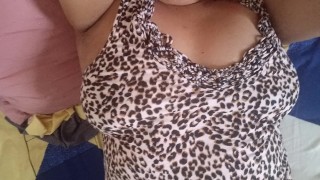 HOT STEPDAUGHTER IS LAUNCHING IN THE STEPDAD'S BED AND IS MOANING WITH PLEASURE